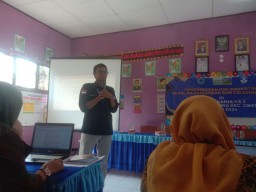 SDN Cikadongdong Adakan Acara Pengimbasan Program Sekolah Pengimbasan (PSP) Angkatan 1 di SDN Sukamulya 2, Kecamatan Cikeusik