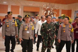Tiba di Bali, Kapolri Langsung Tinjau Venue IAF ke-2 dan HLF-MSP 2024