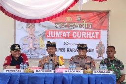 Kapolres Karangasem Gelar Jumat Curhat Bersama Nelayan di Yeh Malet