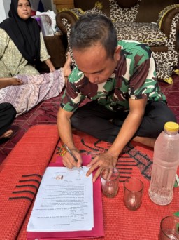 PT. Sino Road dan Pihak Korban Telah Sepakat Membuat Surat Kesepakatan Damai Terkait Adanya Pekerja Yang Meninggal Dunia Saat Bekerja
