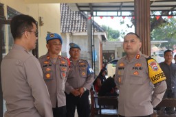 Jelang Pilkada, Kapolres Pasuruan Cek Kesiapsiagaan Polsek Jajaran