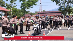 Peringatan Hari Lalu Lintas Bhayangkara ke-69 Polres Bengkayang Gelar Lomba Safety Riding