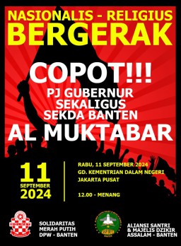 Ketua DPW Solmet Banten, Edi Wibowo, Umumkan Aksi Unjuk Rasa Jilid II