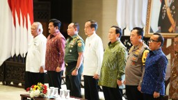 Arahan di IKN Presiden Minta TNI-Polri Tetap Jaga Sinergitas dan Kondusifitas Bangsa