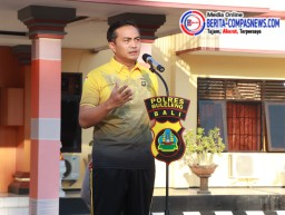 Kapolres Buleleng Ajak Personil Giat Olahraga Bersama Jaga Kebugaran