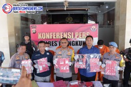 Polres Klungkung Berhasil Amankan Lima Orang Tersangka Pengedar Narkoba