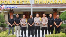 Polresta Denpasar Terima Tim Wasdal Uji Fungsi Tactical Response Monitoring and Vehicle Dari DIV TIK Polri