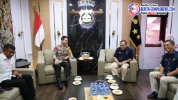 Kapolda Bali Nerima Audensi Dari Kantor Wilayah Direktorat Jendral Bea dan Cukai Bali, NTB dan NTT