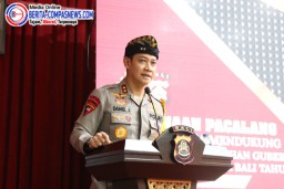 Kapolda Bali Beri Arahan Kepada Pecalang Jelang Pilkada Serentak 2024