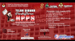 Telah Dibuka Pendaftar Rekruitmen KPPS Pilkada Serentak 2024 di PPS Kelurahan Rongtengah Sampang