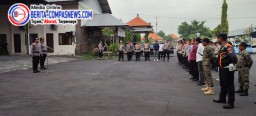 Polresta Denpasar Amankan Pengundian Nomor Urut Paslon Bupati dan Wakil Bupati Badung