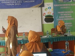 SDN Cikadongdong 2 Laksanakan Pengimbasan PSP Angkatan 1 di SDN Rancaseneng 1