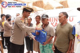 Giat Minggu Kasih, Kapolres Klungkung Ajak Masyarakat Nusa Penida Jaga Keamanan