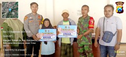 Pastikan Aman dan Tepat Sasaran, Babinsa Sukowiryo Koramil 0822/01 Kota Kawal Penyaluran BLT DD Tahap 2