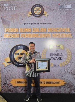 Kemenangan Bersama, Bank Sampang Raih Penghargaan Nasional Sebagai The Best BPRS 2024