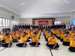 Lapas Narkotika Kelas IIA Pamekasan Kanwil Kemenkumham Jatim Gelar Penyuluhan Hukum dan Wawasan Kebangsaan kepada Warga Binaan