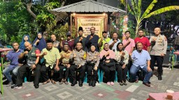 Cangkrukan Kamtibmas di Surabaya Dukung Nusantara Cooling System Jelang Pilkada 2024