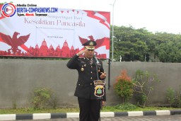 Polres Bandara Ngurah Rai Gelar Upacara Peringatan Hari Kesaktian Pancasila