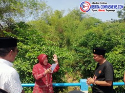 Kunjungan Tri Rismaharini Calon Gubenur Jawa Timur, Kesejumlah Sungai di Kabupaten Sampang