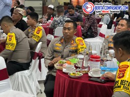 Kapolres Karangasem Hadiri Tatap Muka Kapolda Bali Dengan Insan Media