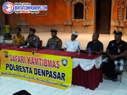 Safari Kamtibmas Polresta Denpasar dan Polsek Kuta Selatan Bersama Warga NTT di Wilayah Kuta Selatan