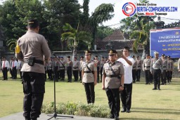 Kapolres Klungkung Pimpin Sertijab Kasat Lantas