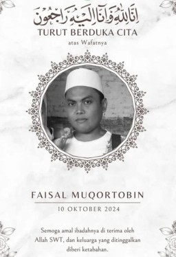 Taufik Hidayat, Sampaikan Ucapan Belasungkawa Atas Meninggalnya Faisal Muqarobin