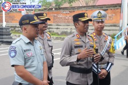 Kapolres Karangasem Ajak Masyarakat Berpartisipasi Aktif Wujudkan Keamanan Berlalu Lintas Dalam Ops Zebra Agung 2024