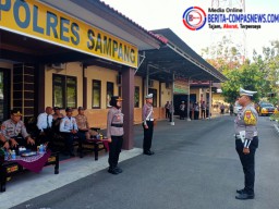 Kepolisian Polres Sampang Laksanakan Gelar Apel Operasi Zebra Semeru 2024