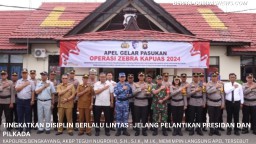Operasi Zebra Kapuas 2024, Polres Bengkayang Tingkatkan Disiplin Berlalu Lintas Jelang Pelantikan Presidan dan Pilkada