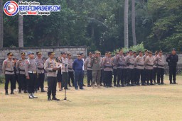 Kapolres Karangasem Pimpin Apel Kesiapan Pengamanan Aci/Usaba Kadulu Gede Gumang