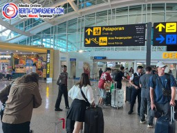 Polres Bandara Ngurah Rai Siagakan Personil Pam Obvit di Terminal Internasional