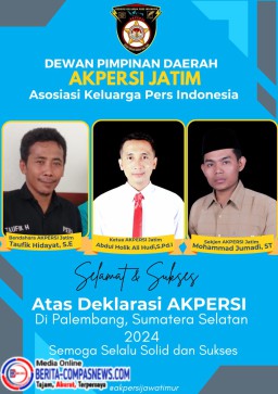 DPD AKPERSI Provinsi Jatim Sambut Baik Terbentuknya Asosiasi Keluarga Pers Indonesia