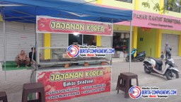 Jajanan Korean Street Food, Kuliner Kekinian Depan Pasar Rongtengah Sampang Yang Digemari Semua Kalangan