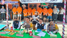 Polda Bali Ungkap Curanmor Tetapkan 11 Tersangka dan Amankan 51 Unit BB Spm