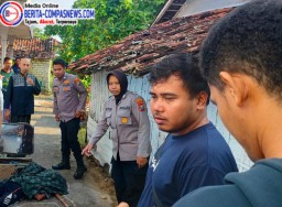 Polwan Polisi RW Polres Sampang Laksanakan TPTKP Penemuan Jenasah di Jalan Teuku Umar Sampang