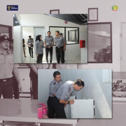 Kepala Rutan Surabaya Tinjau Progres Revitalisasi Dapur Harmoni
