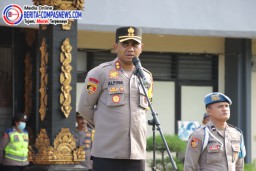 Kapolres Klungkung Pimpin Apel Kesiapan Operasi Mantap Praja Agung Termin Kedua Tahap Kampanye