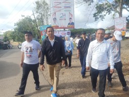Gebyar Jalan Sehat KPU Kabupaten Pandeglang Dalam Rangka Sosialisasi dan Pendidikan Pemilih