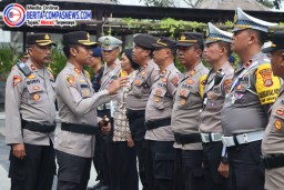 Kapolres Karangasem Terjunkan 206 Personel Pengamanan Debat Cabup-Cawabup Karangasem