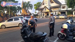 Polres Bandara Ngurah Rai Siapkan Pengamanan Giat Ibadah di Gereja Ekklesia