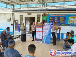 Satpas Polres Sampang Sosialisasi BPJS Sebagai Syarat Permohonan Pembuatan SIM Baru