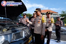 Kapolres Karangasem Gelar Pengecekan Sarpras Pendukung Pengamanan Pilkada 2024