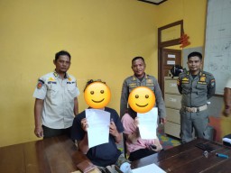 Giat Cipta Kondisi Sat Pol PP Kayong Utara Amankan Pasangan Bukan Suami Istri
