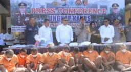 Satresnarkoba Polres Bondowoso Berhasil Amankan  Puluhan Tersangka Selama Ops Tumpas Narkoba Semeru 2024
