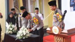 Kapolres Bondowoso Meresmikan Mushola Baitul Makmur yang Terletak di Polsek Pakem