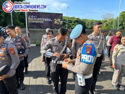 Cegah Pelanggaran, Sipropam Polres Bandara Ngurah Rai Laksanakan Giat Gaktibplin