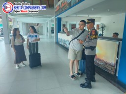 Personil Polres Bandara Ngurah Rai Laksanakan Patroli Dialogis