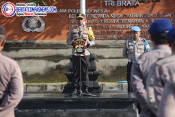 Kapolres Karangasem Tekankan Kesiapan Personel Jelang Kunjungan Kapolda Bali