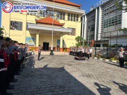 Ini Arahan Kapolres Bandara Ngurah Rai Saat Apel Jam Pimpinan